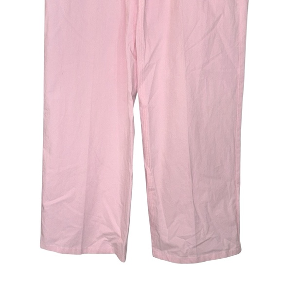 NWT Zara Light Pink Straight Leg High Waist Baggy Trousers Pants - M - Picture 8 of 16